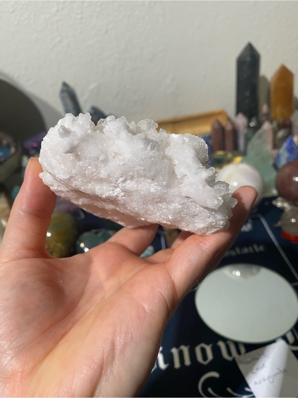 White Cave Aragonite Cluster - Picture 5 of 16